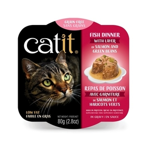 Catit Fish Dinner with Salmon & Green Beans 80 g