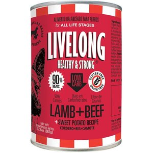 Livelong Lamb & Beef + Sweet Potato 13 oz
