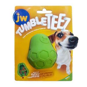 JW Tumble Teez Dog Toy Green Small