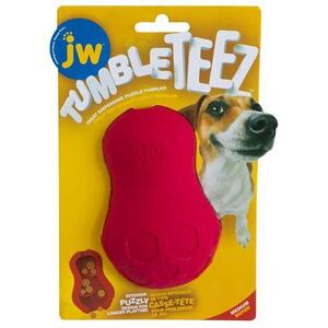 JW Tumble Teez Dog Toy Red Medium