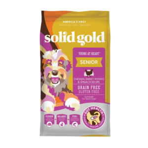 Solid Gold Young at Heart™ Chicken, Sweet Potato & Spinach Recipe