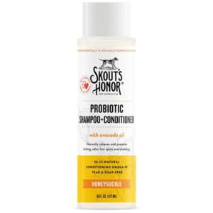 Skout's Honor Probiotic Shampoo+Conditioner Honeysuckle16 oz