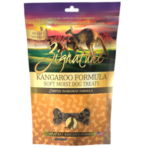Zignature® Kangaroo Soft Moist Treats 4 oz